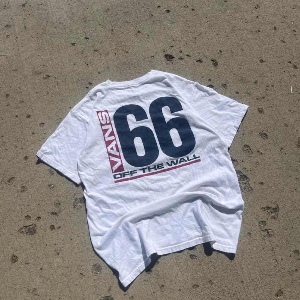 Vans Streetwear Y2K Skater Graphic Tee Shirt